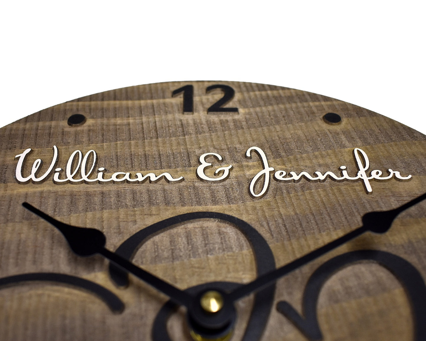 (A) 11 Inch Personalized Clock
