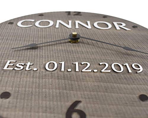 (I) 11 Inch Personalized Clock