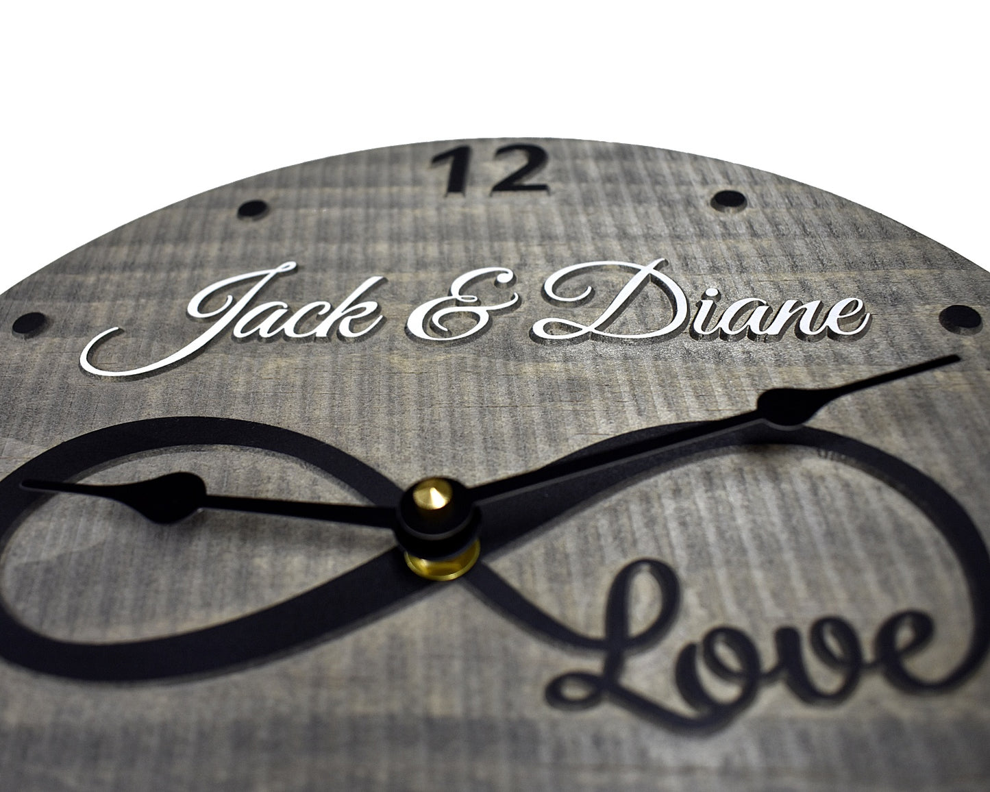 (C) 11 Inch Personalized Clock