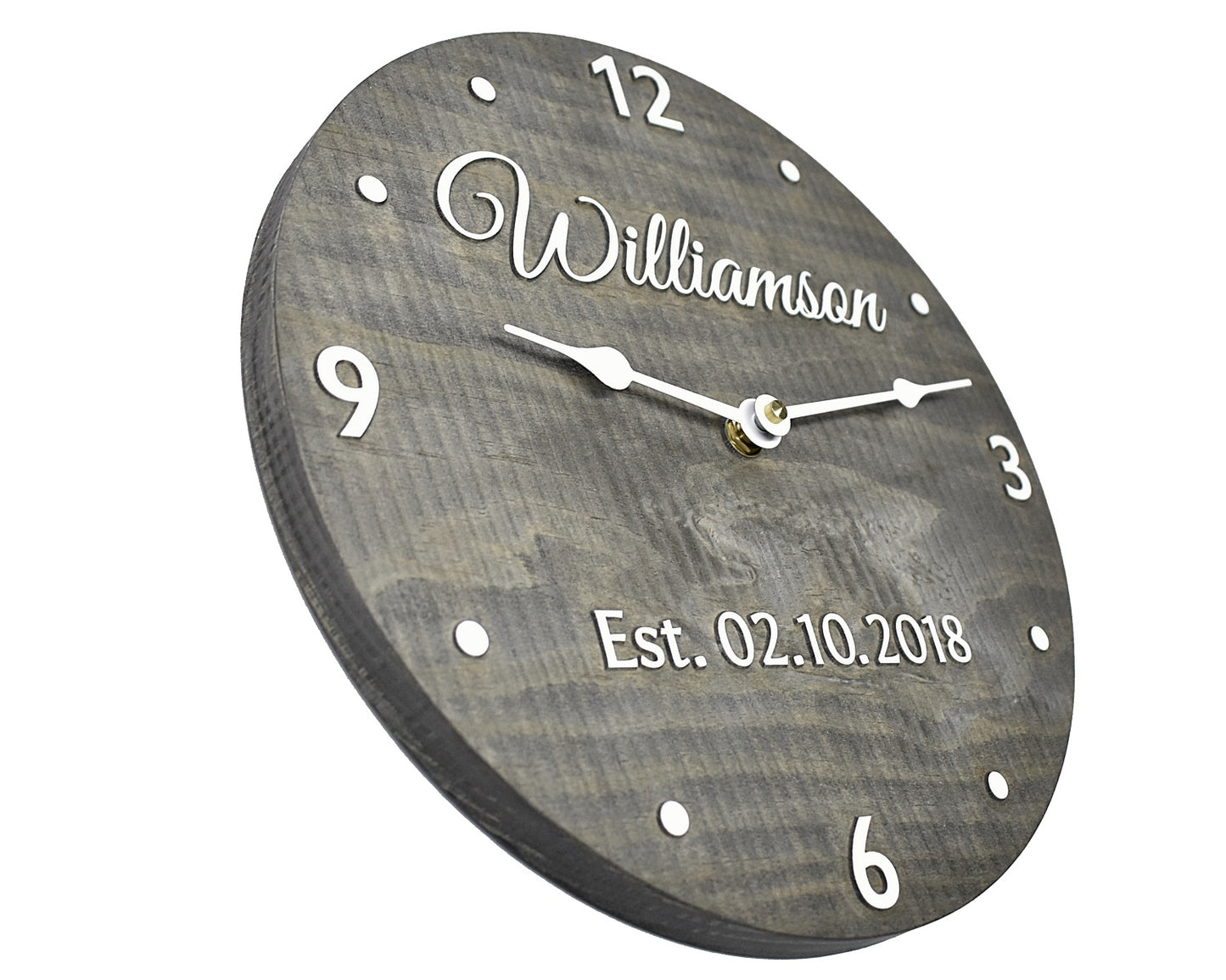 (G) 11 Inch Personalized Clock