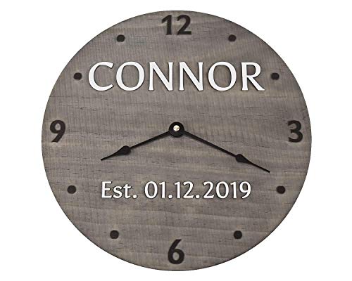 (I) 11 Inch Personalized Clock